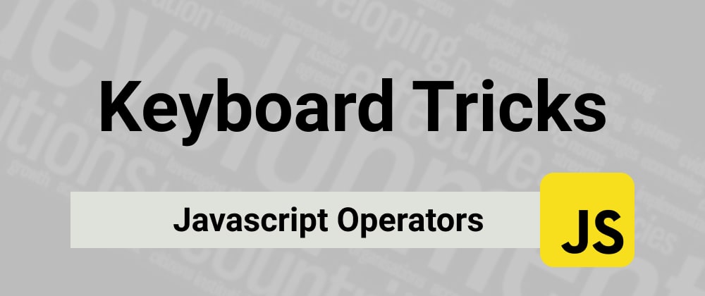 javascript operators