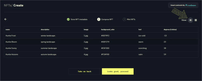 apillon-nft-service-table-list-view
