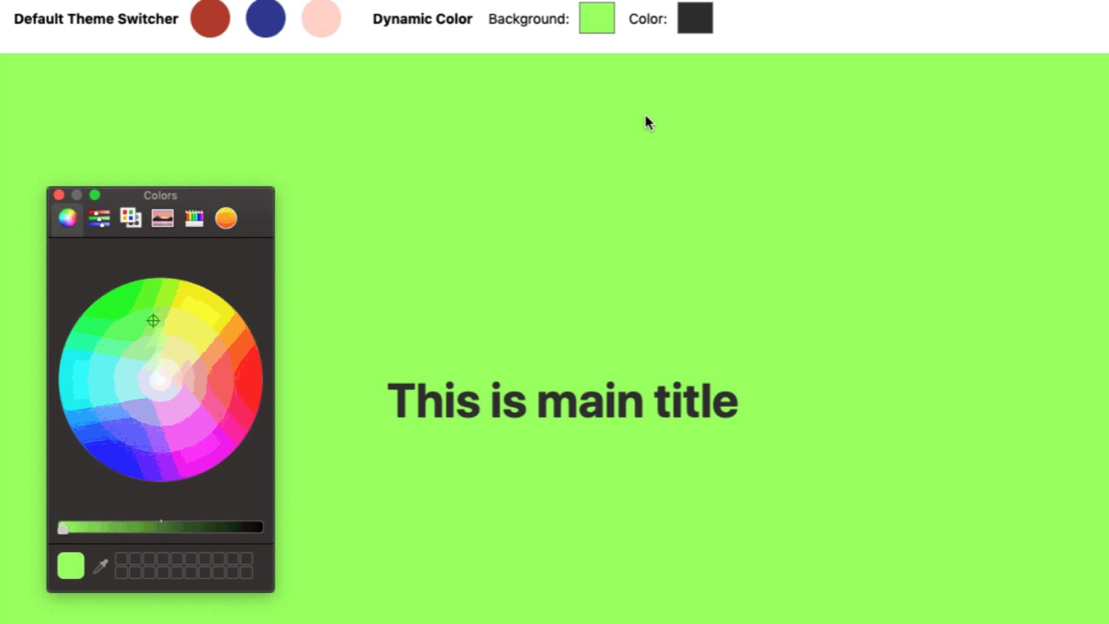 Một giao diện trình chuyển màu tiên tiến với loại đầu vào màu và biến CSS! Với công nghệ này, các bạn sẽ dễ dàng tạo ra các trang web đẹp mắt và phong phú về màu sắc. Hãy xem chi tiết ảnh về cách thức hoạt động của giao diện này trên DEV.