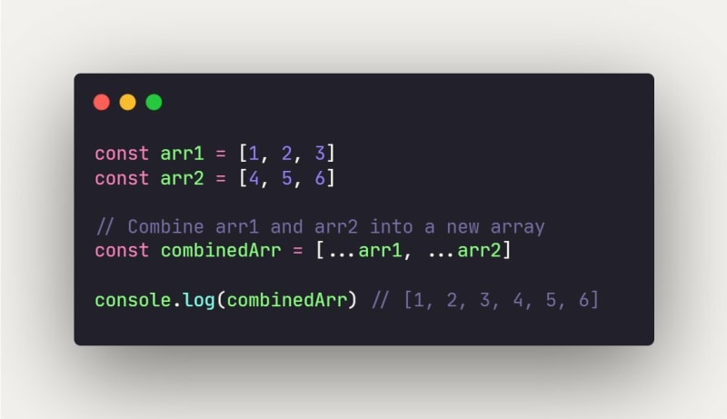 Spread operator