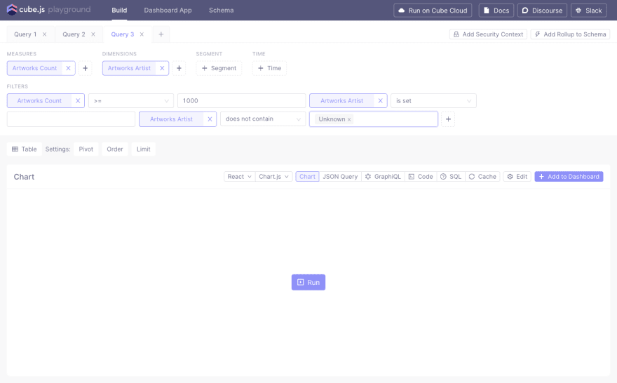 Vue-Cube-TableQuery