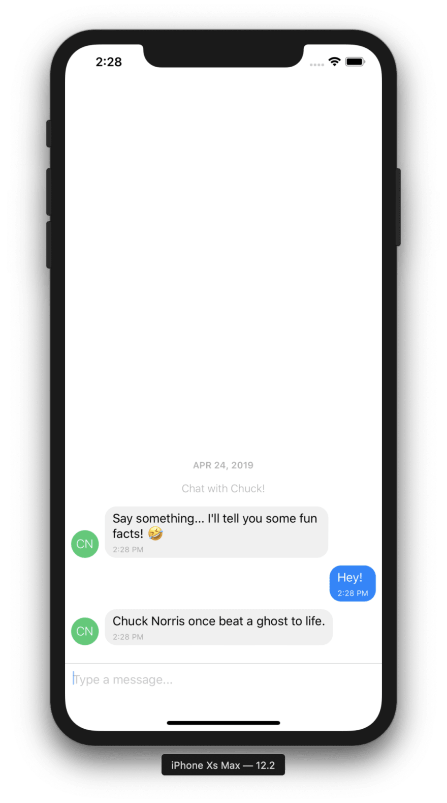 Chat in react native