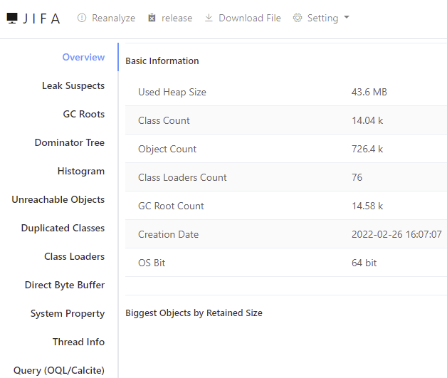 Jifa Analysis