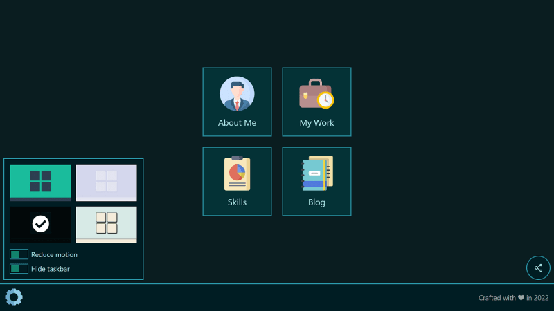 New config panel