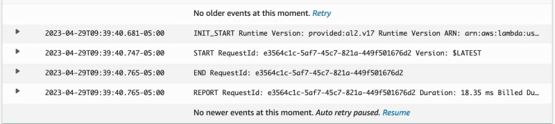 Failure Cloudwatch