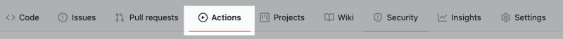 Step 3 Actions Tab