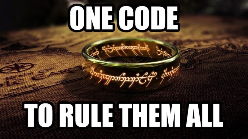 One Code to Rule them All