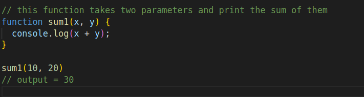parameters