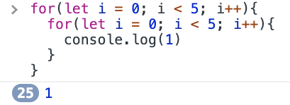 let 5x5 loop