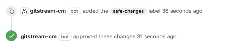 gitStream verifying and approving a doc change