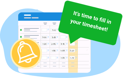 Fill in your timesheet