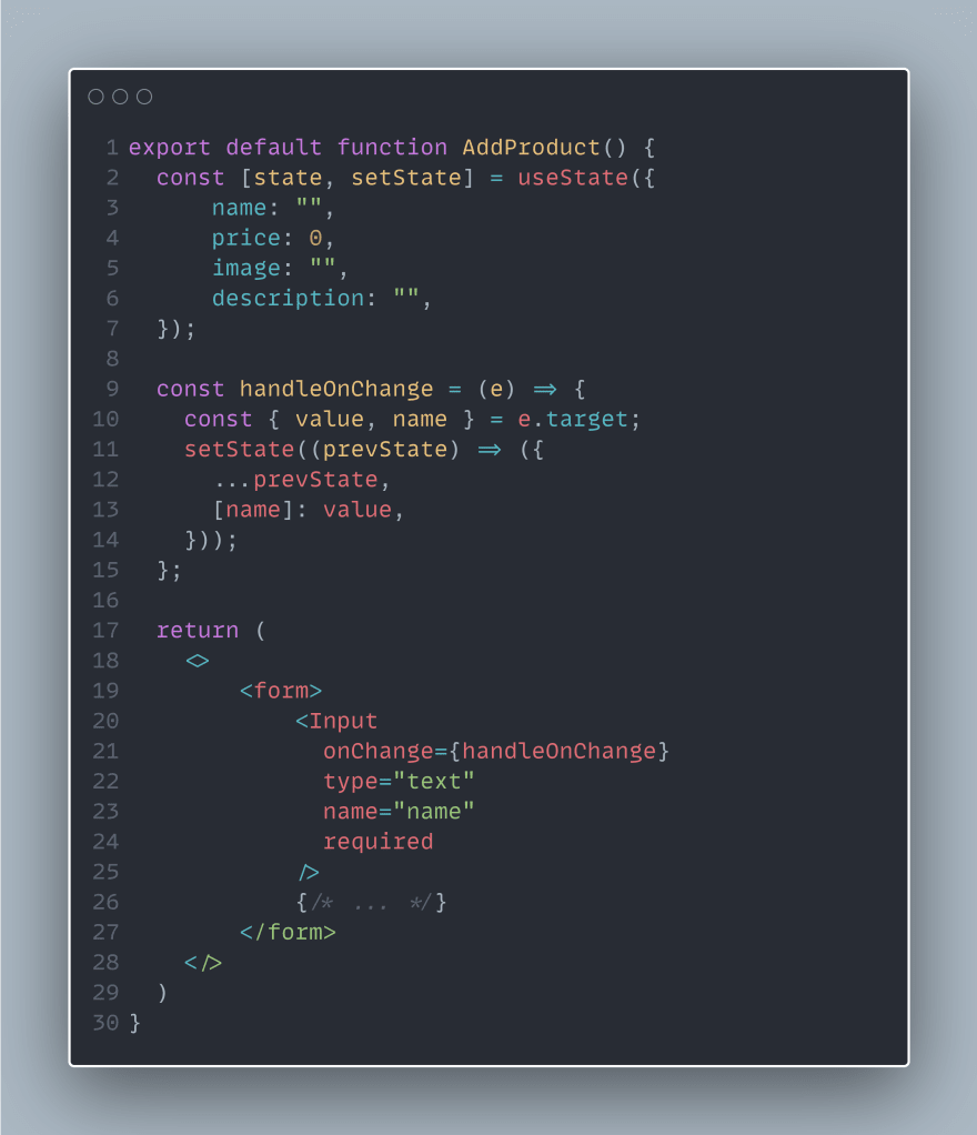 setState object