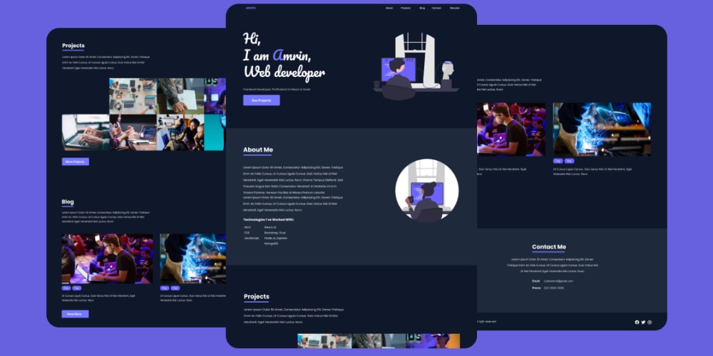 How to build a portfolio website with React & Tailwind CSS - DEV Community