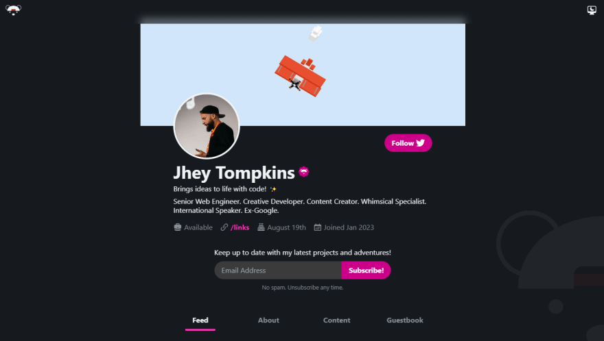 Portfolio of Jhey Tompkins