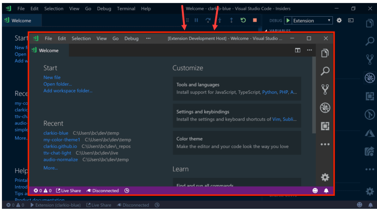 Theme Color  Visual Studio Code Extension API