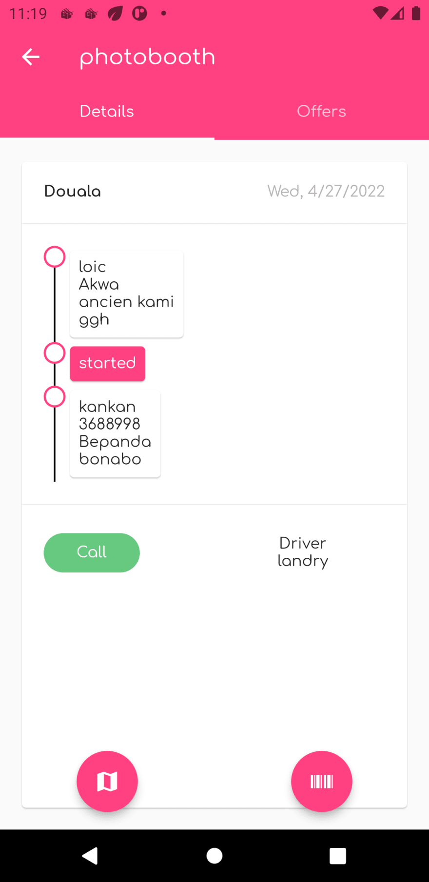 Parcel details