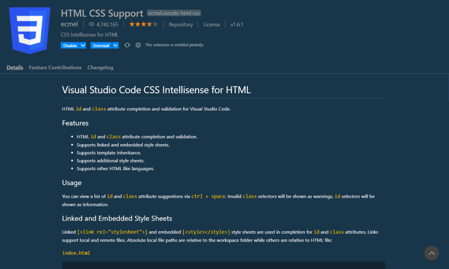 HTML CSS Support