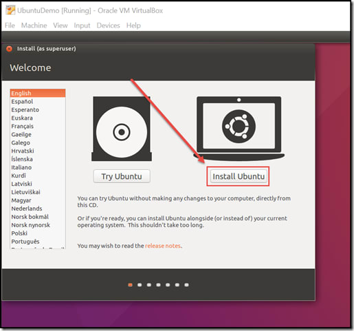 Setup Ubuntu Welcome