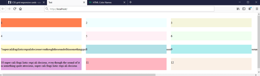 Screenshot of rendered page, wide