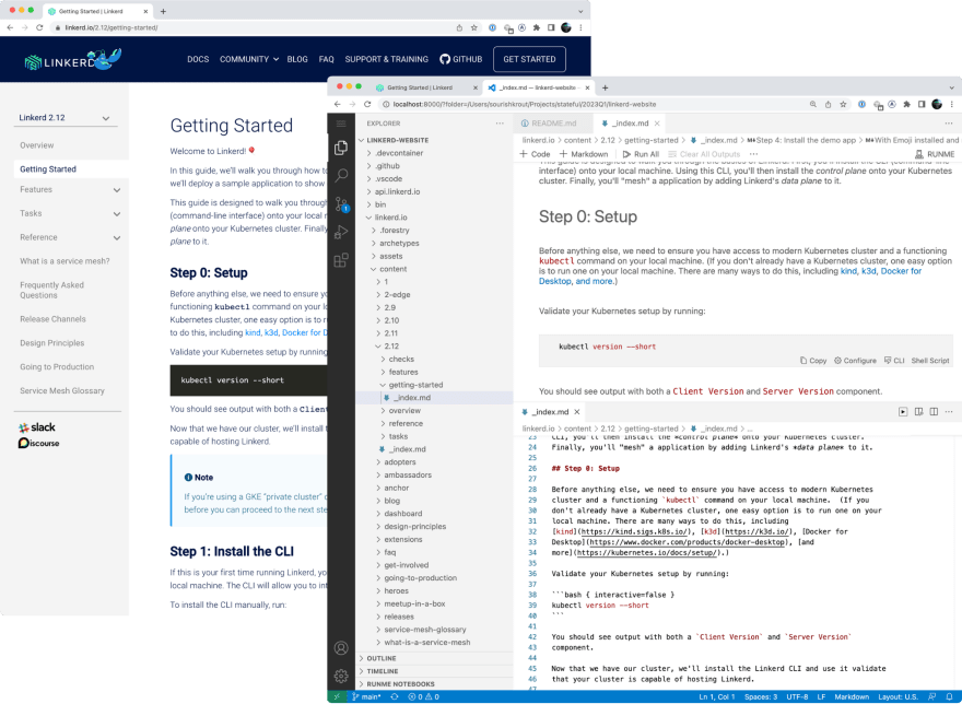 Markdown are everywhere describing Developer Experience