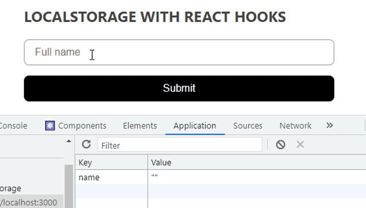 Input Remains On Page Refresh