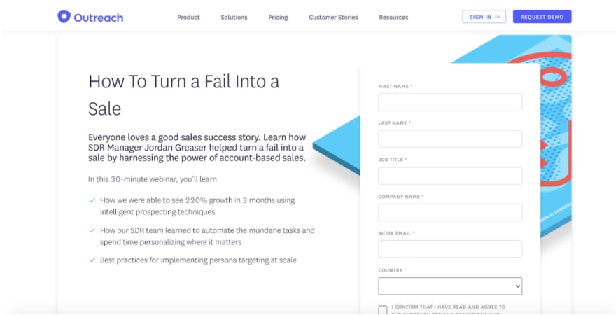 signup form example
