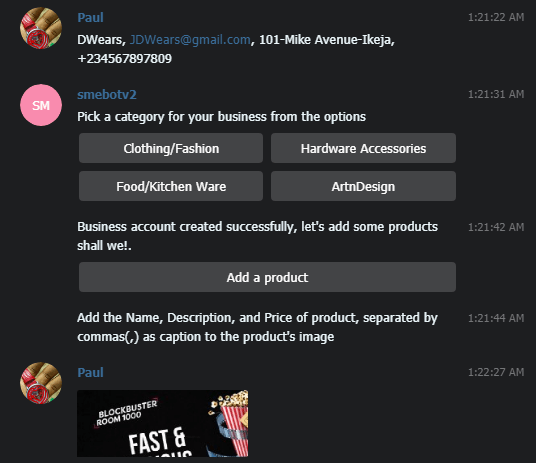 Building An E-commerce Telegram Bot Using Python and Fauna. - DEV Community