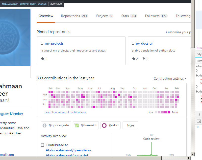 github compare