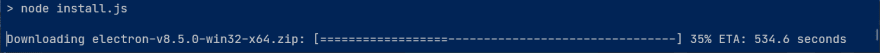 electron download progress