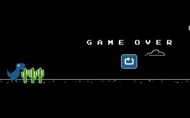 Hack Google Chrome Dino Game For Unlimited Score, Dinosaur game 