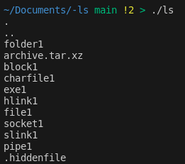 Output for code above