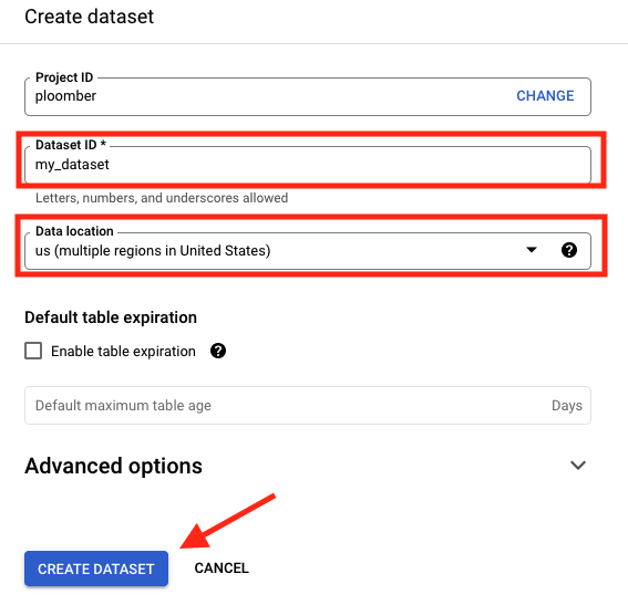 bigquery confirm