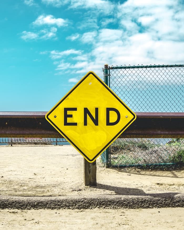 The End photo by Matt Botsford on Unsplash