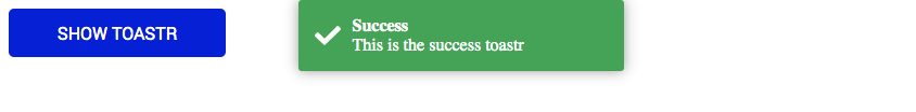 Angular toast