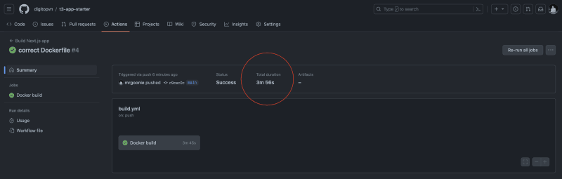 Github Actions docker build