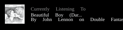 Currently listening to