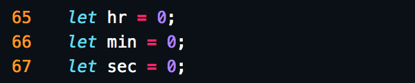 time variables 