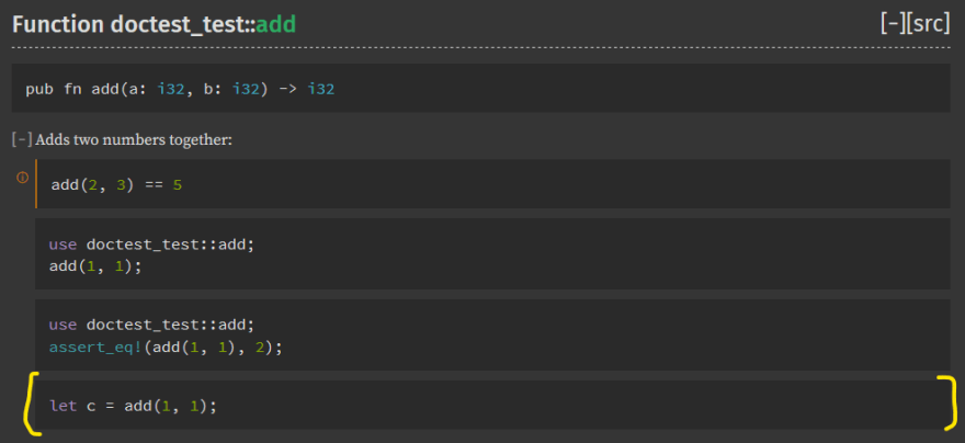 The last example doesn't show the boilerplate code