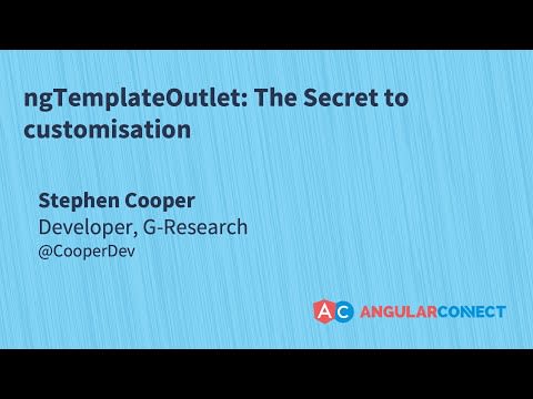 ngTemplateOutlets: The secret to customisation