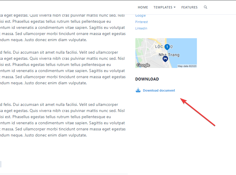 Display the download button in the sidebar of WordPress website