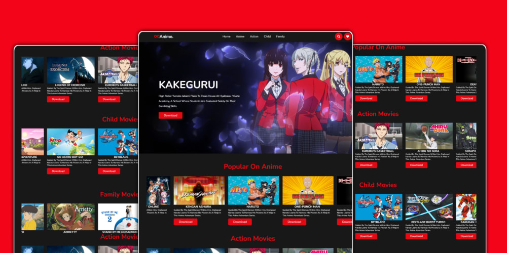 Anime wola - Assista Online Anime e Notícias de Anime ou Blog Modelo de Site  HTML