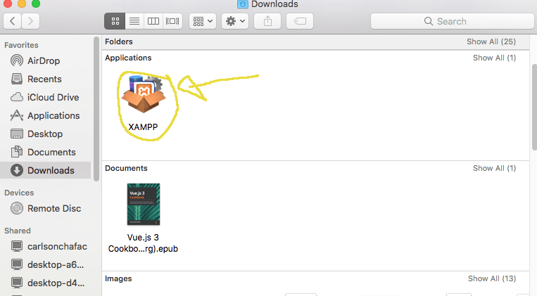 install xampp on mac