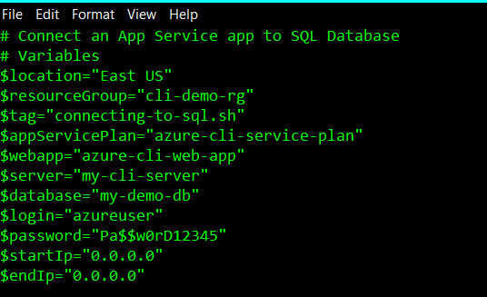 Variable declaration