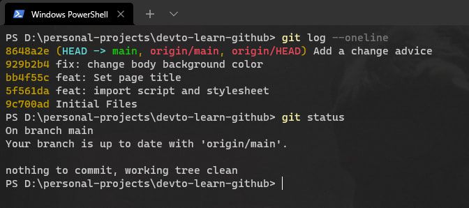 Cloned local repository