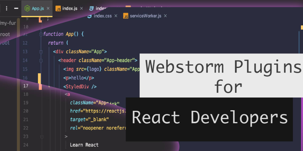 webstorm react native snippets