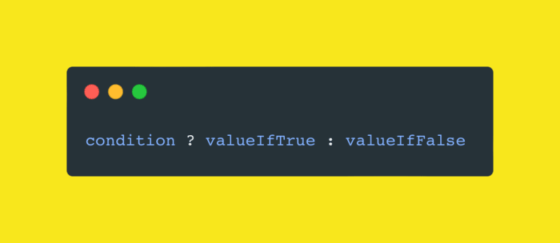Ternary operators
