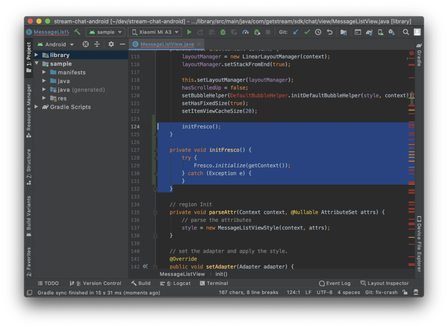 commit to github android studio