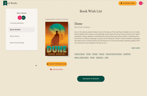making a book the currently reading book