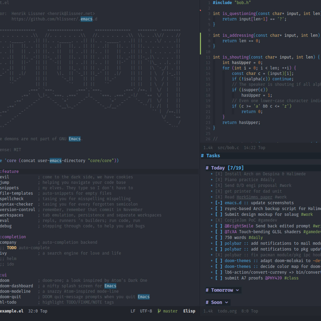 Doom-tomorrow-night unfocused Centaur tab almost invisible · Issue #301 ·  doomemacs/themes · GitHub