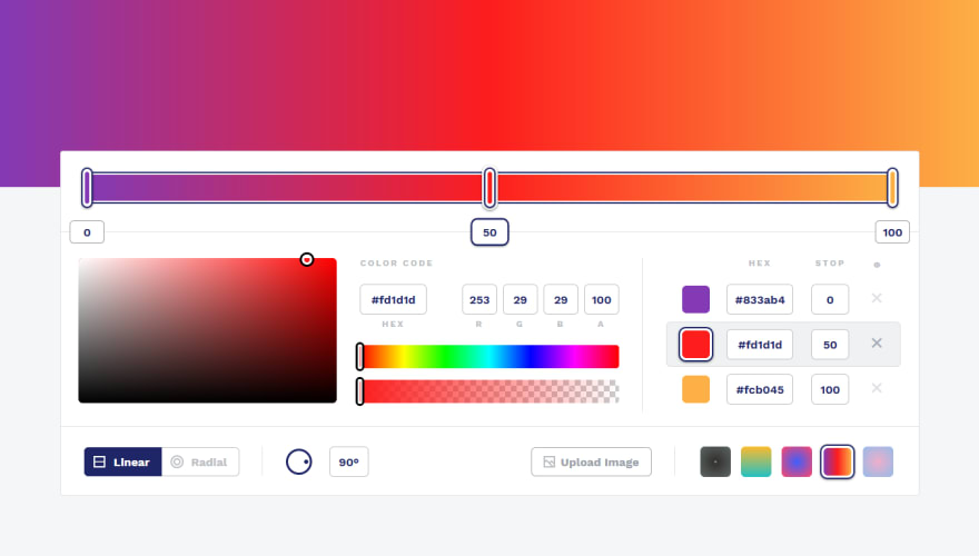 Gradient in CSS Gradient